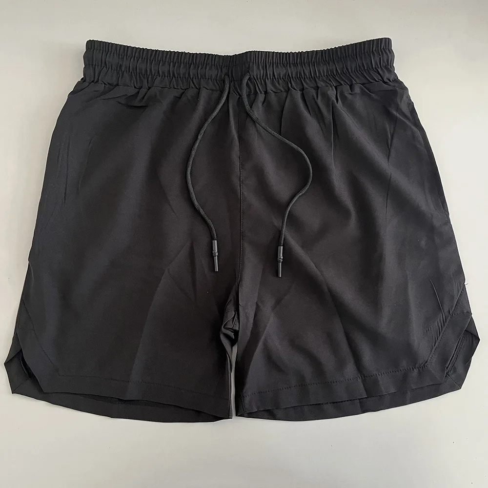 Men's Quick-Dry Athletic Jogger Shorts with Zipper Pockets