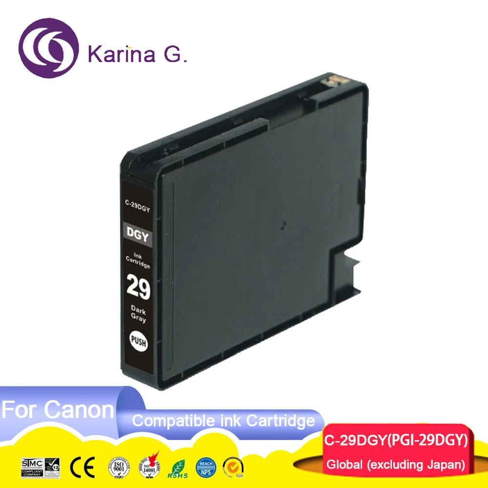 PGI-29 PGI29 PGI 29 C-29 Premium Color Compatible InkJet Ink Cartridge for Pixm