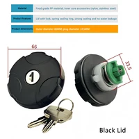 Bouchon d'entrée d'eau par gravité pour Fiamma Rv, accessoires de remplacement pour camping-car, remorque, caravane, véhicule de voyage, réservoir d'eau 2