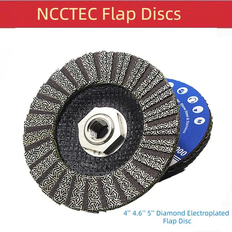 4'' 4.6'' 5'' Electroplated Diamond Flap Disc Grinding Cup Wheel 100 115 125mm Granite Glass Ceramic Polishing Disc Disks Plates