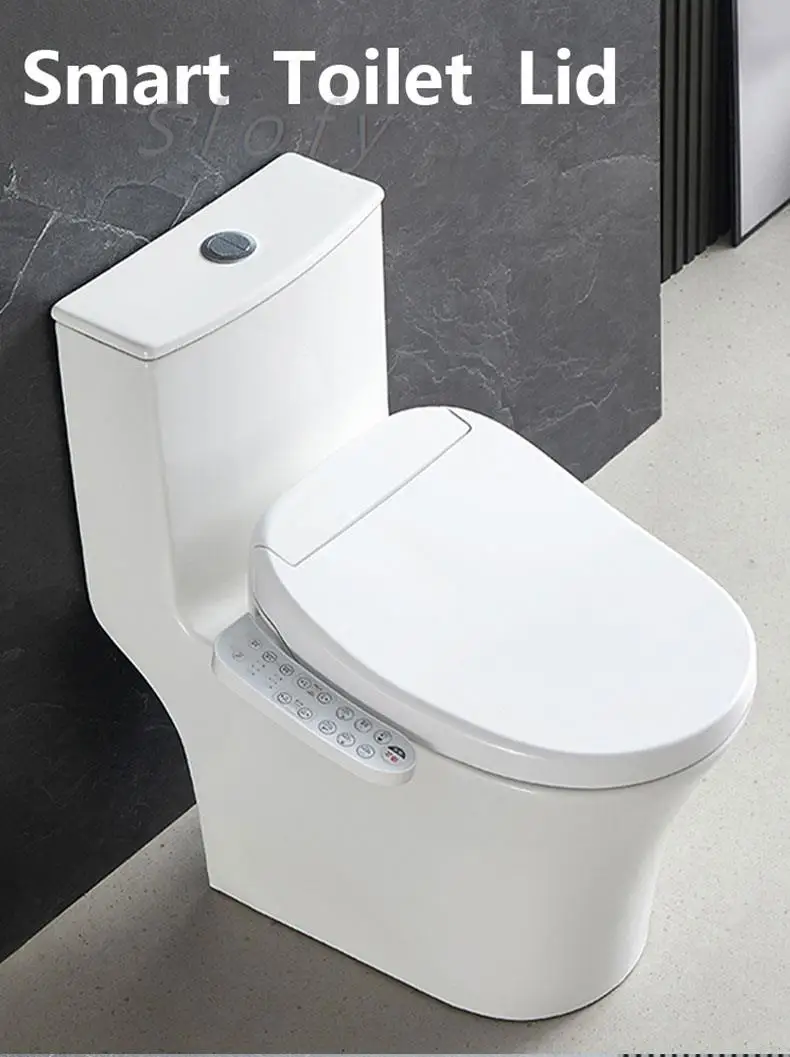 Description Picture 2 of itemToilet Cover WC Bidet Toilet SeatUniversal Lid Toilet Bowl Toilet WC Cover Warm Air Dryer Water Wind For Bathroom Bathroom WC