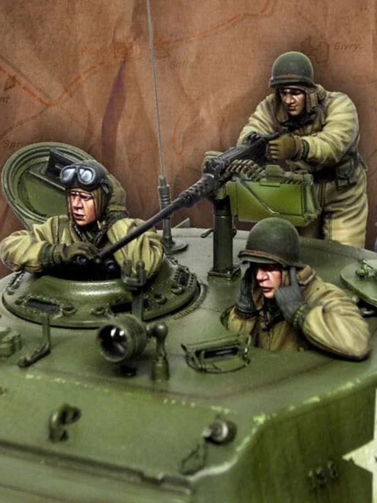Maquette Hobby Fan 1/35 – Figures Résine US Truck Crew +, WW2, Militaire, Neuve