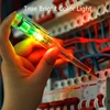 Transparent Voltage Test Pen Tester Pencil Non-Contact Electrical Voltage Detector Pen Portable Testing Tool Plastic 4