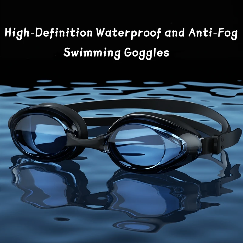 Lunettes de natation adultes vision HD étanches anti-buée unisexes stylées et confortables