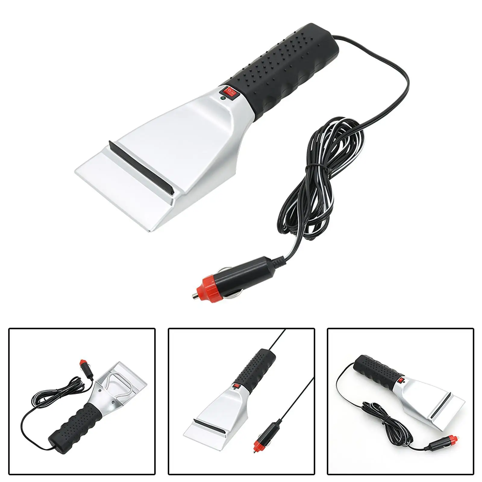 Car Heated Ice Scraper 20W Easy to Use Professional Portable Electric Auto Windshield Ice Scraper Snow Shovel Snow Removal Tool