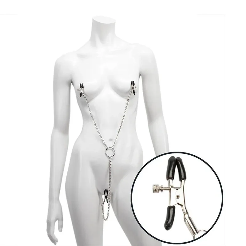 Women Metal Nipple Clamps Fetish Erect Boob Clit Enlarged Clitoris Pincher Bondage Breast Clit Clamps Bdsm Restraint Adult Games sex toys erotic sex toy sex bondage toys nipple clamp
