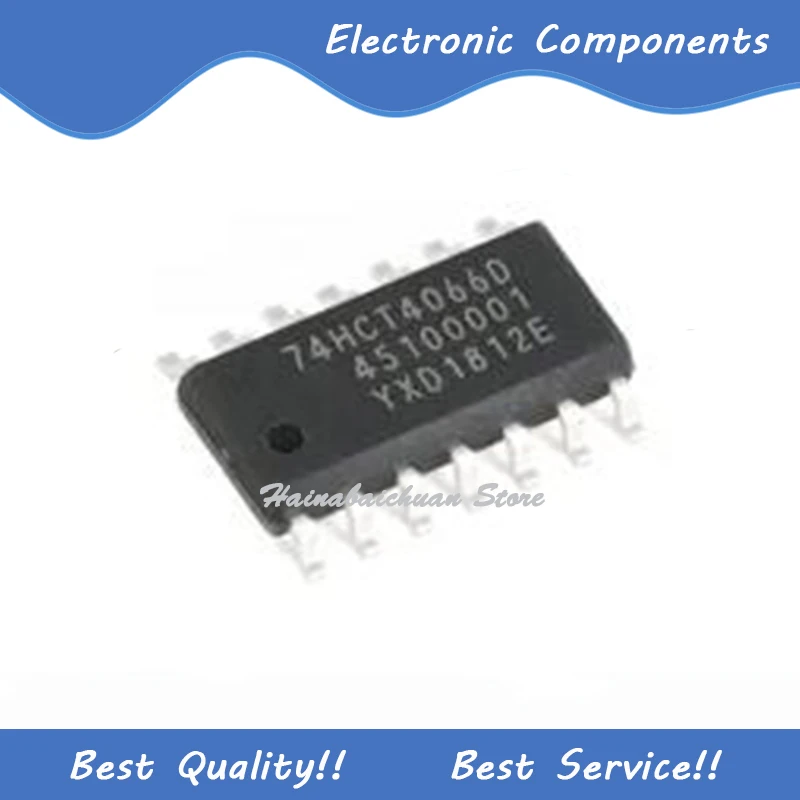 

10 шт./партия, новинка, оригинальная фотобумага 74HCT4066D SOP14