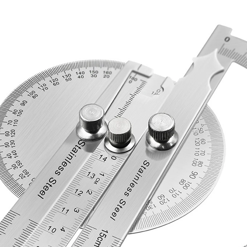 180 Degree Protractor Metal Ruler Angle Meter Stainless Steel Angle Ruler Gauge Finder Goniometer Conveyor digital angle protractor angle measuring tool angle protractor digital angle meter