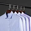 Summer thin men's business social short-sleeved shirt professional formal striped casual non-ironing breathable shirt slim fit 4