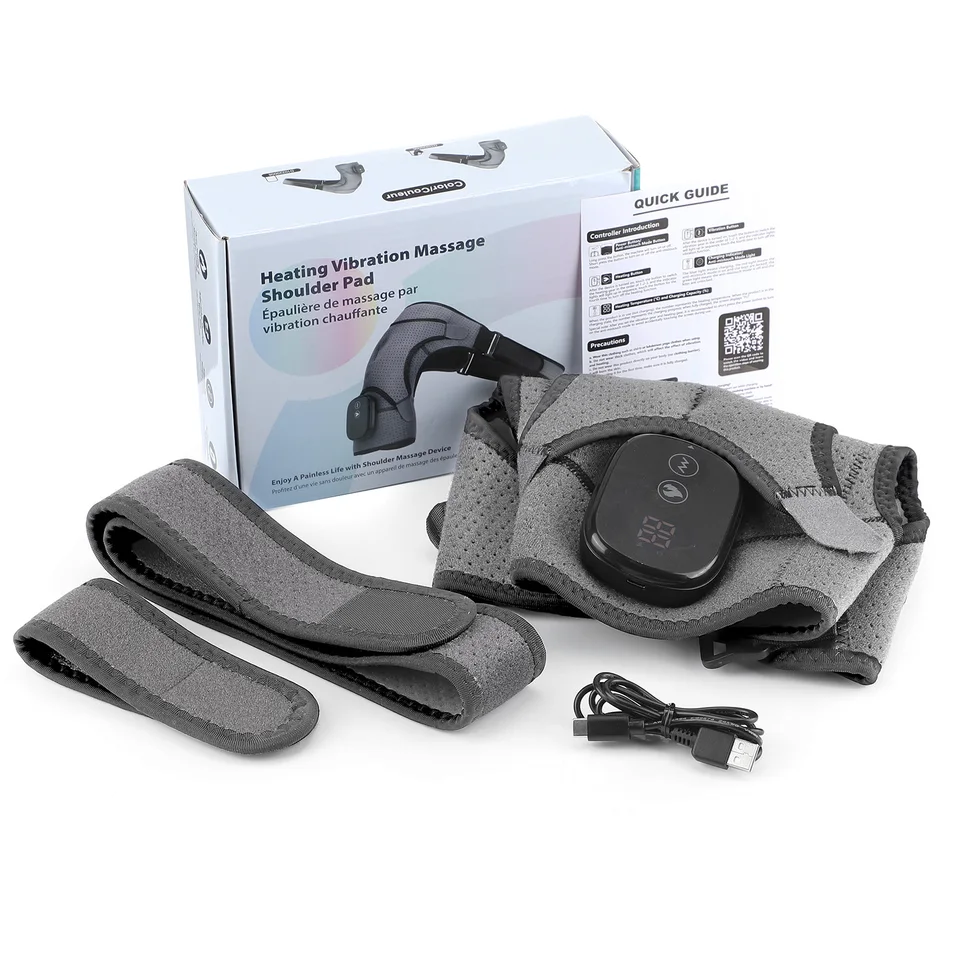 Heated Shoulder Massager with Vibration Therapy