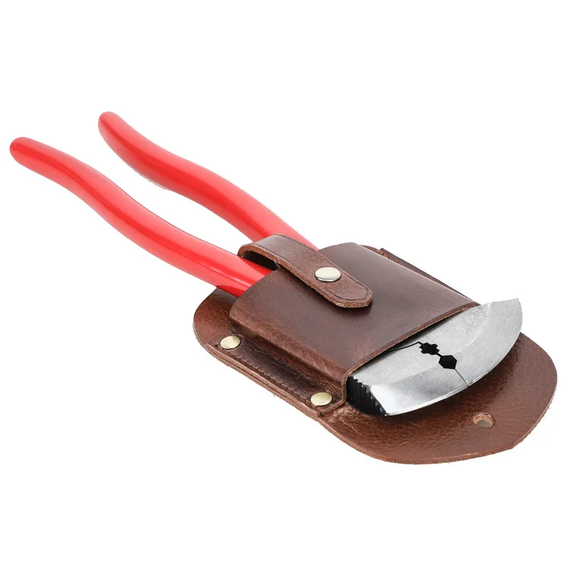 Fence Plier Bag Clips Comb Belt Tool Holster Bag Holder Tongs Bags Genuine Leather
