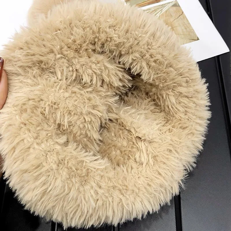 Knit Beanie Hat per Donna Linea Fodera in Raso Skull cap Slouchy Berretto Cappello Donna Invernale