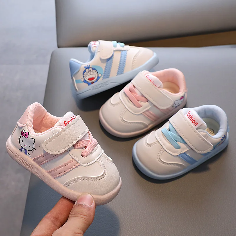 Baby Walking Shoes Spring And Autumn New Soft Sole Single Shoes Sports Shoes Breathable Little White Shoes For Boys And Girls 2