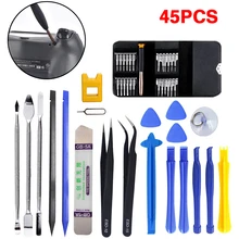 

45in1 Universal Repair Mobile Phone Flat Disassembly Kit Mini Screwdriver Pliers For Repair Computer Phone Hand Tool Set