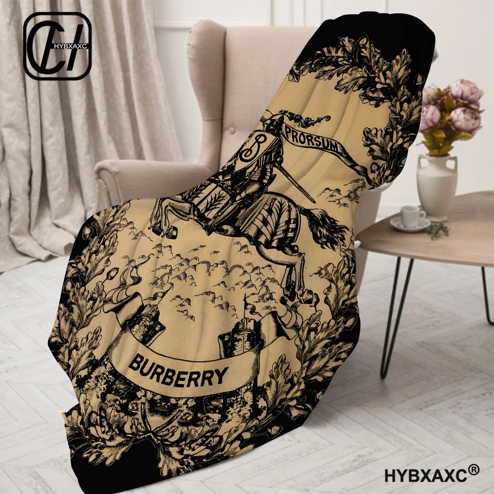 Cute Blanket Set Baby Kawaii Kids Blanket Winter Blanket B-burberry-y Sml Bed Cover Down 2