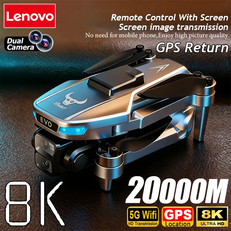 Drone GPS SG901 MAX 8K HD avec évitement d'obstacles, moteur brushless pliable
