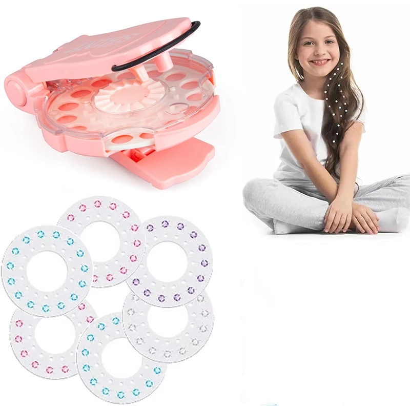Hair Gem Bling Hair Jewels Diamonds for Girls Beauty Fashion Toy Interactive Dress up Kid Glitter Headwear Accessories Gift hair accessories