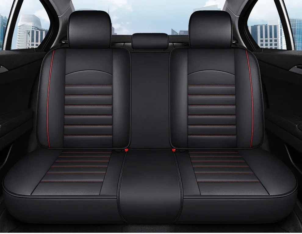 Vollständige Abdeckung Pu-Leder Autositzbezüge für Mercedes C-Klasse W202 W203 W204 W205 A205 C204 C205 S202 S203 S204 Autozubehör – Detail 7