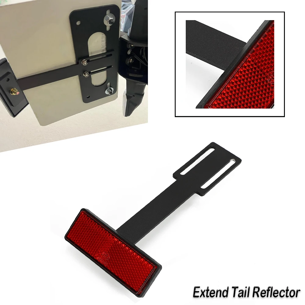 

For Kawasaki Z1000 Z 1000 Ninja 1000 Z1000SX 2011-2023 2022 Motorcycle Accessories License Plate Holder Extend Tail Reflector