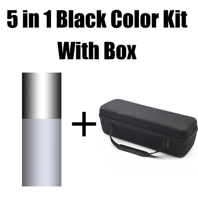 5 In 1 Kit Hair Dryer Hair Comb Negative Ion Straightener Brush Blow Dryer Air Brush Curling Wand Detachable Brush Kit