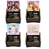 Anime CLANNAD Home Office Decoration Ornament Dango Daikazoku Black Wooden Music Box Metal Automatic Movement 1