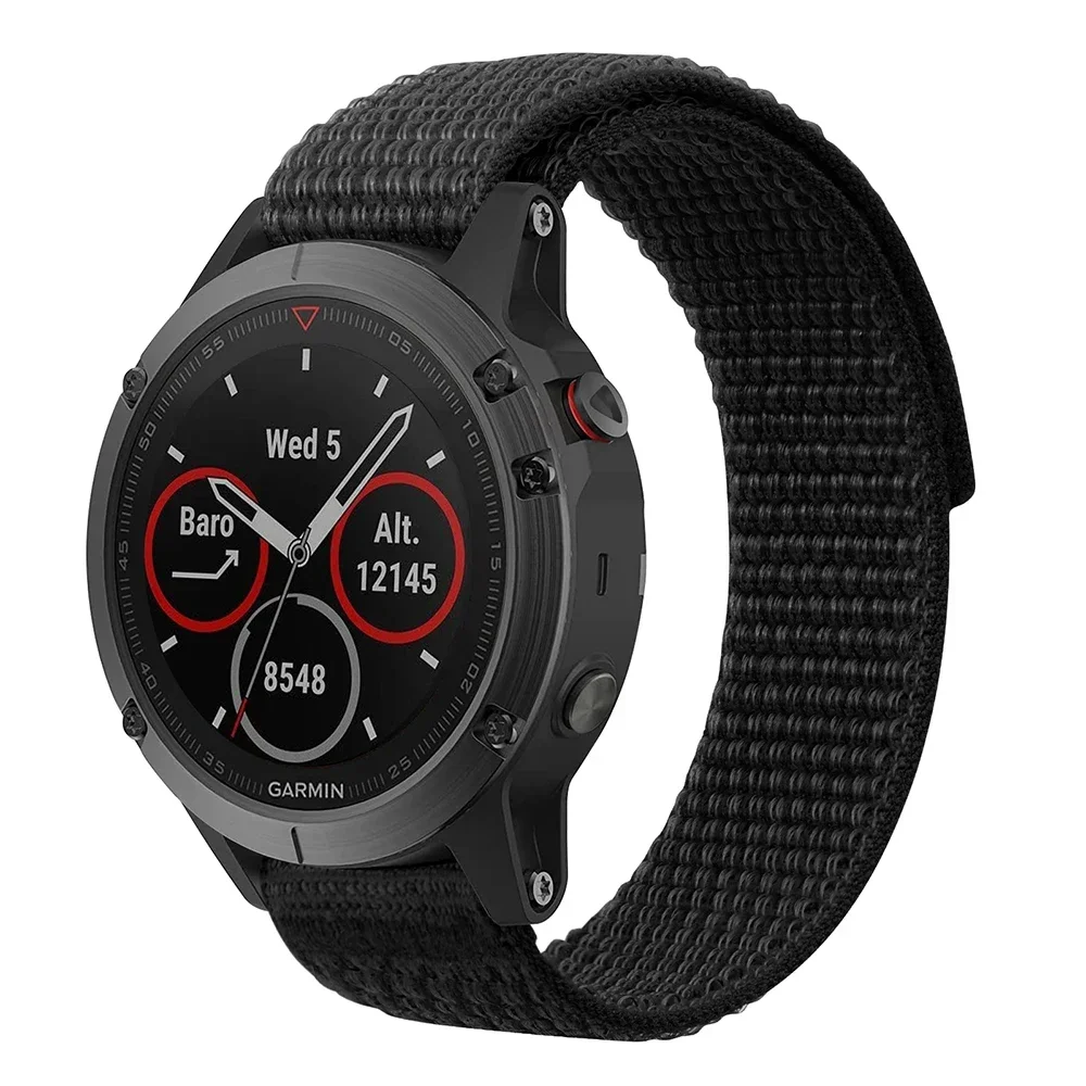 Breathable Nylon Loop Strap - 22mm/26mm Adjustable Watchband