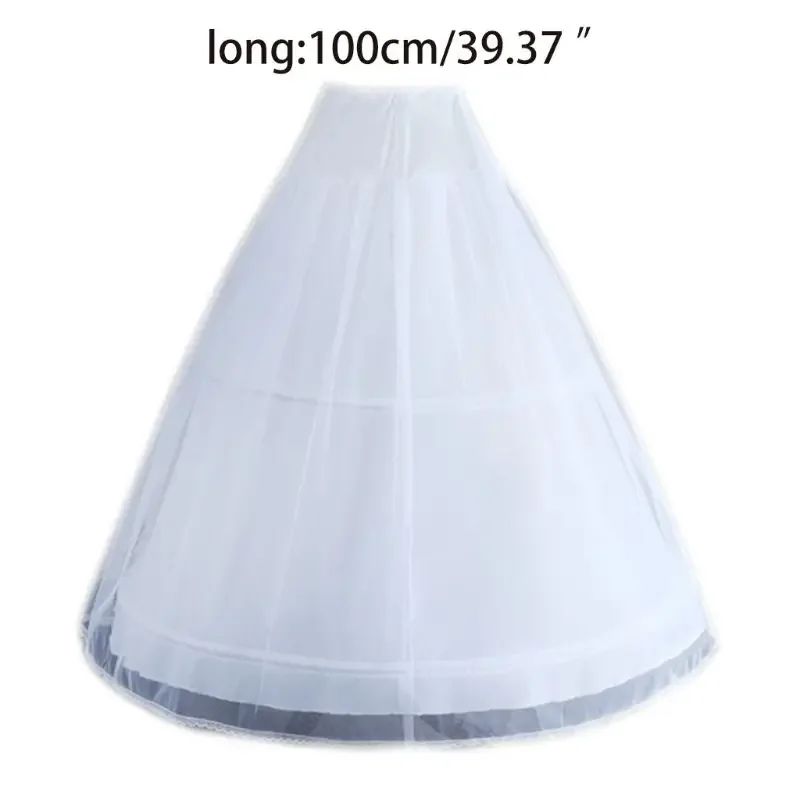 Ball Gown Petticoat Tulle Petticoat 4 Hoops Wedding Petticoat for Wedding Dress