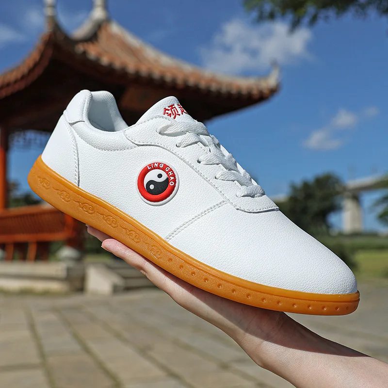 Unisex Tai Chi Shoes Men Women Size 36-44 Non-slip Martial Arts Sports Shoes Ultra Light Outdoor Training