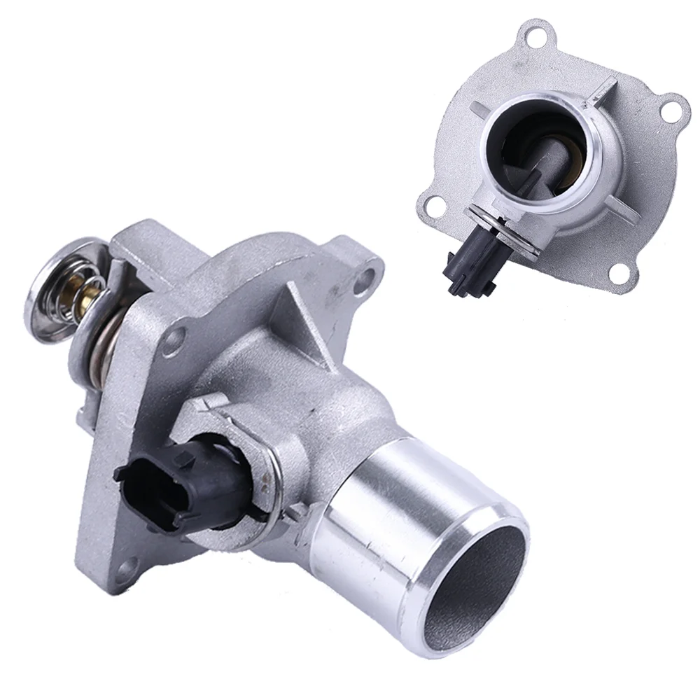Thermostat Housing Cover Aluminum Thermostat Housing Cover for Chevrolet Chevy Cruze Aveo Orlando for Opel Astra Zafira Signum Moka 96984103 96817255 Thermostat Housing Cover