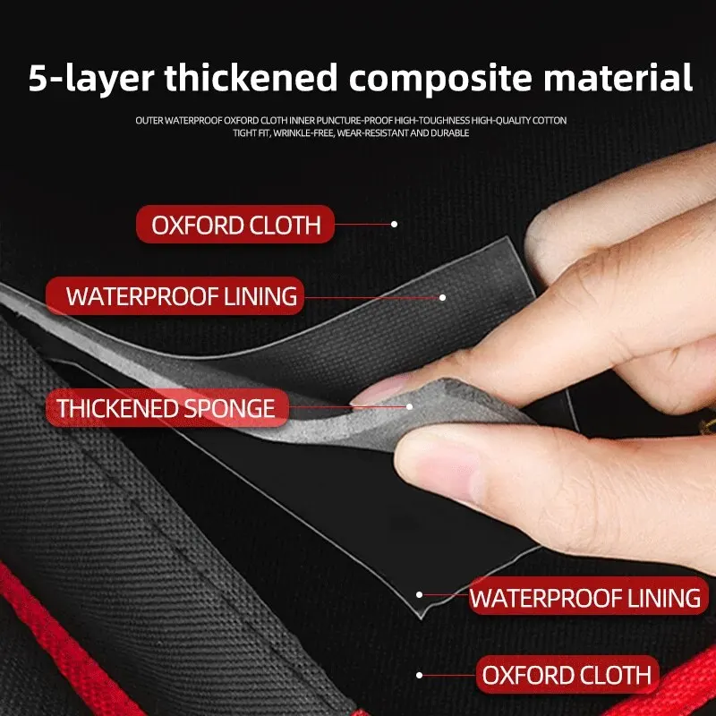 Electrician's Durable Multi-Pocket Tool Belt Bag Premium Quality Heavy Duty Portable Utility Pouch for Electrical Repair and Mai 3