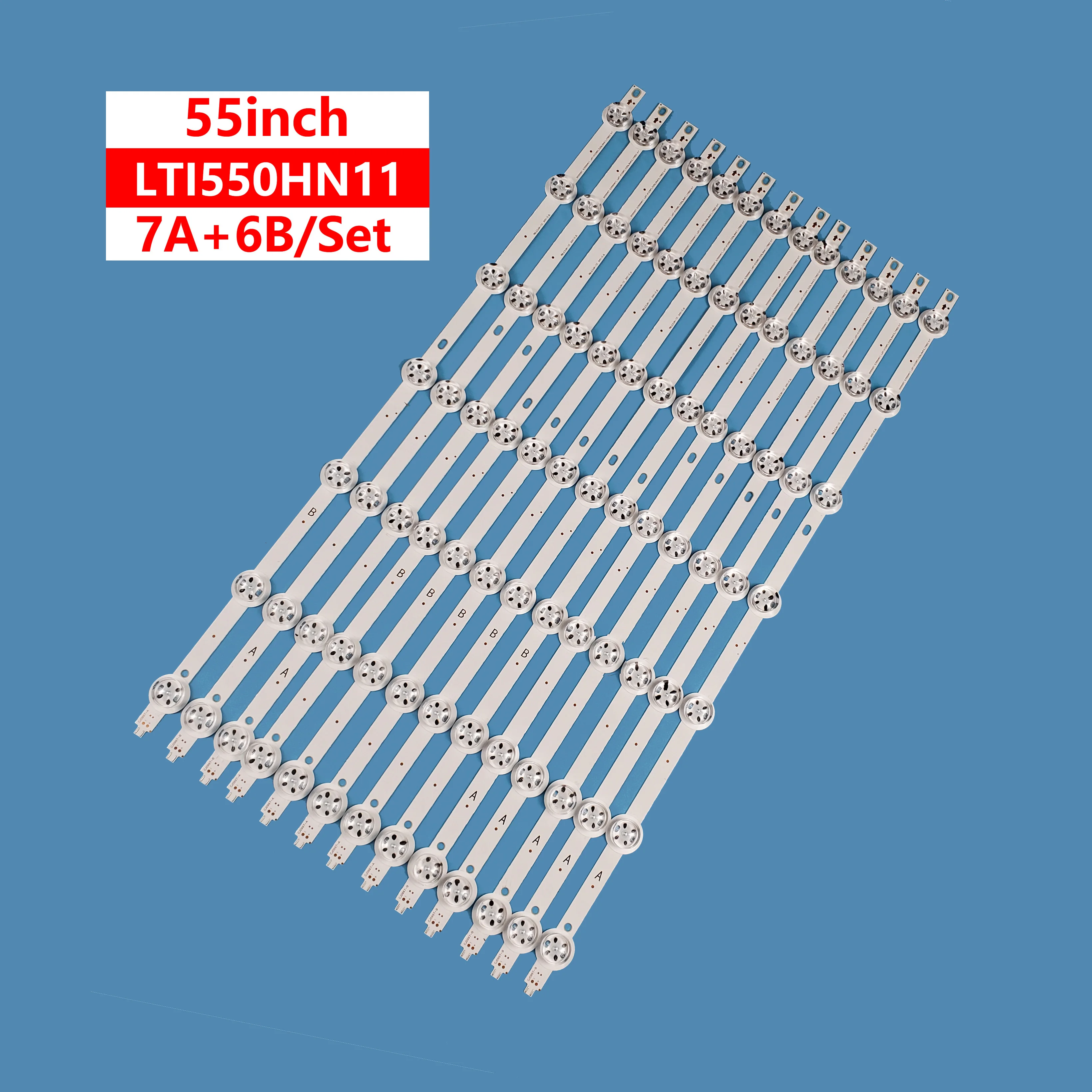 Per Samsung 55 Pollici Bar Strisce Di Retroilluminazione A Led Svs550Ah3 Svs550Af3 Svs550At1 Lj07-01236A Lj07-01256B Lj07-01236E Tiras Led Tv