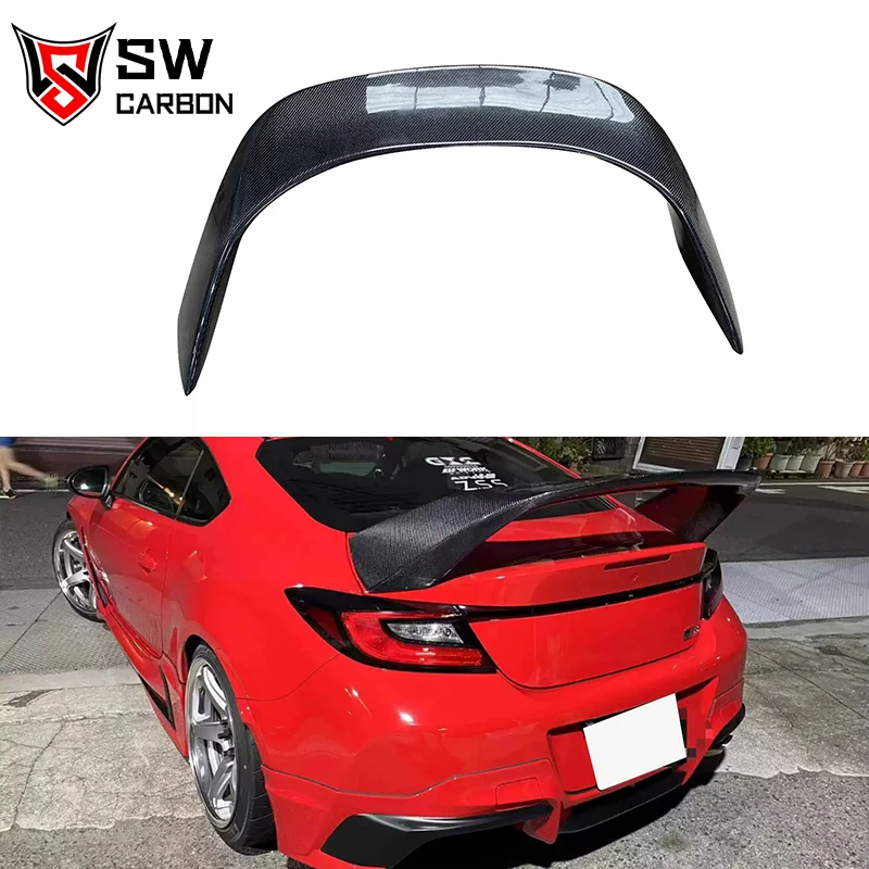 

Carbon Fiber SW Style Rear Spoiler for Toyota GR86 ZN8 SUBARU BRZ ZD8 Trunk Lip Splitter Rear Wing Body Kit