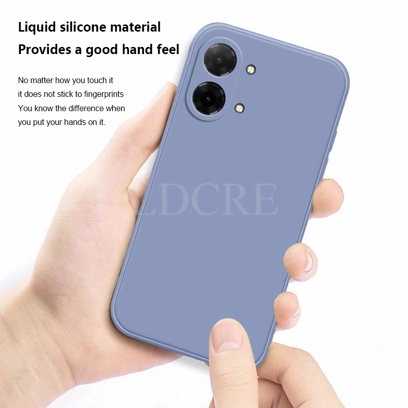 Liquid Silicone Phone Protector Case - TPU Plain Rubber Cover, Enhanced Protection
