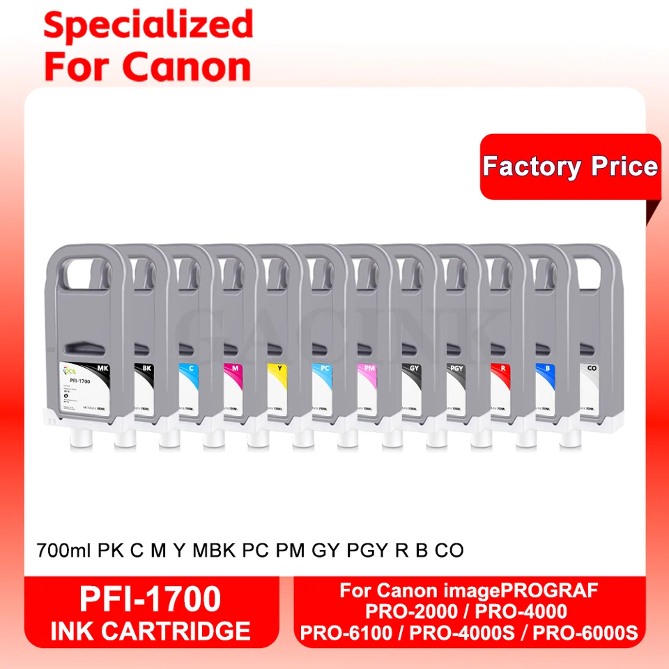 Original Tinte Canon IPF Pro 2000 2100 4000 4100 6000 6100 / PFI-1700