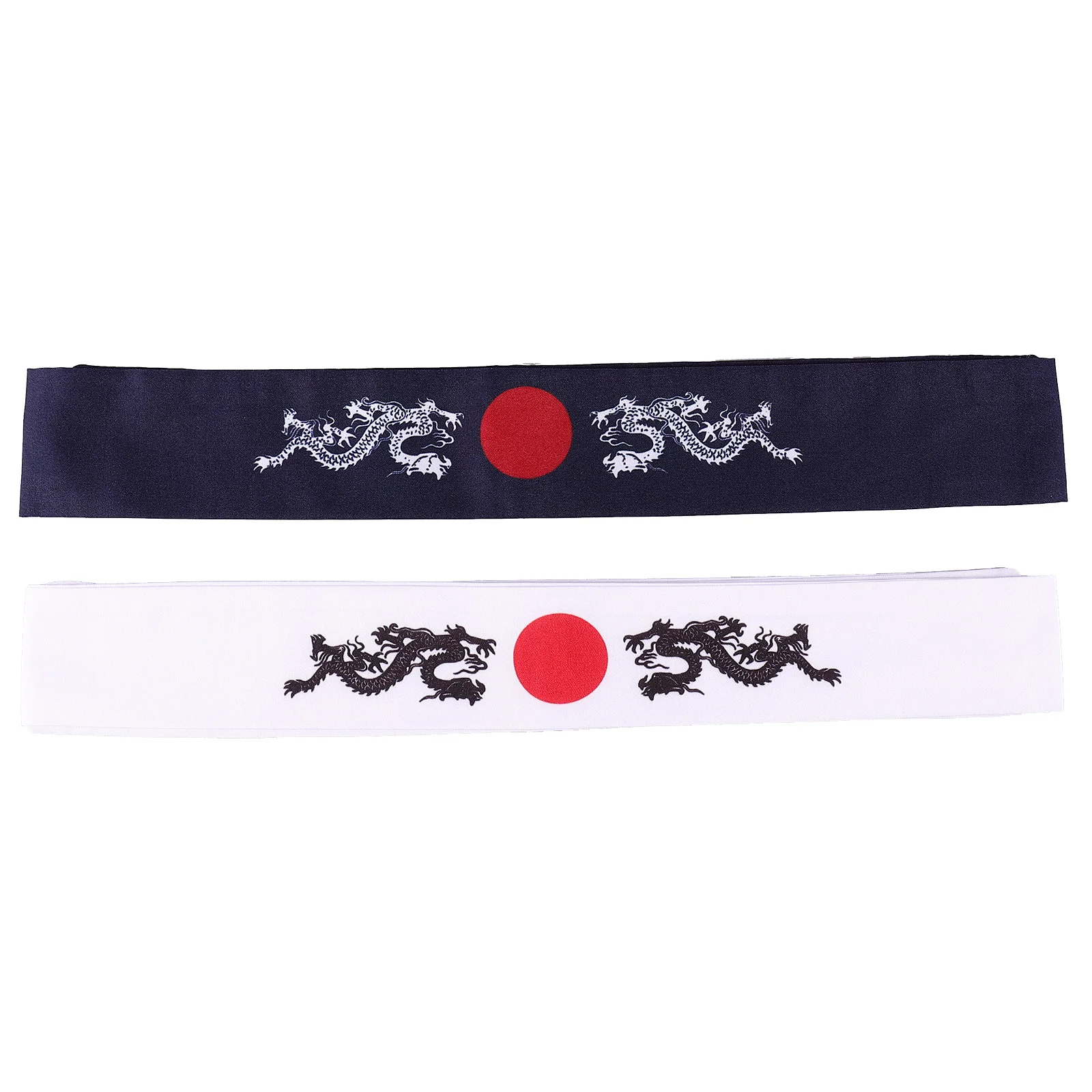

2 Pcs Headgear Winning Headscarf Chef Karate Headband Sushi Decorate Wide Headbands for Women Sports Decorative Japanese Child