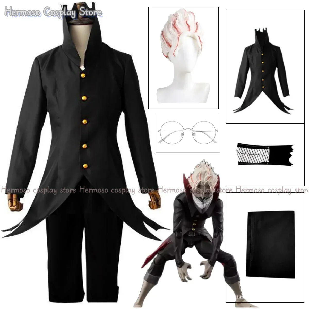 dandadan-okarun-ken-takakura-disfraz-de-cosplay-peluca-turbo-granny