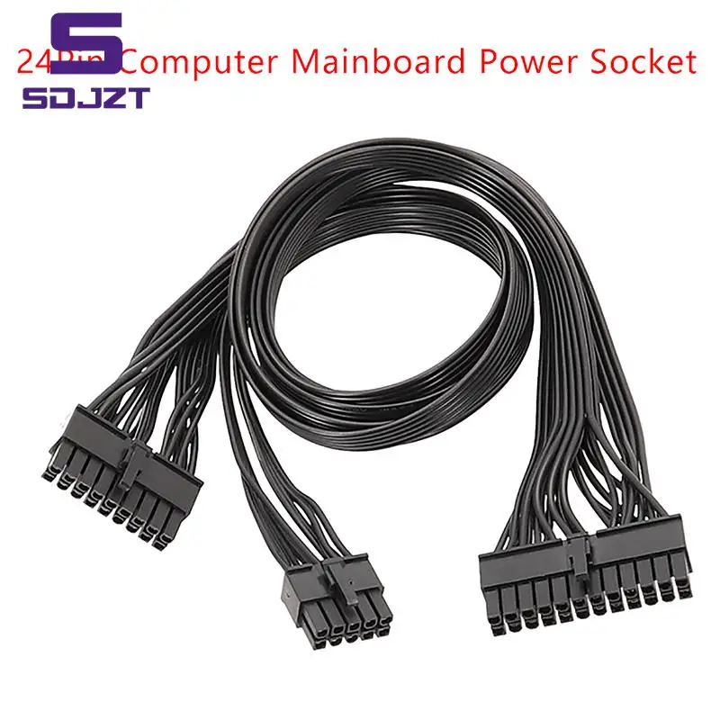 

24Pin Computer Mainboard Power Socket For EVGA G2 G3 P2 T2 GS 10Pin 18Pin To 24Pin Module Cable