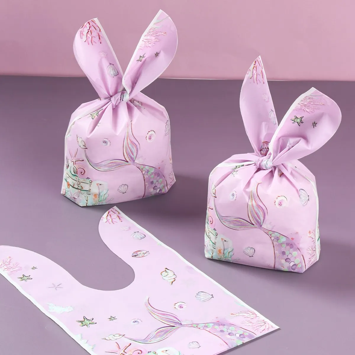100 sacchetti di compleanno per bambini, orecchie di animali