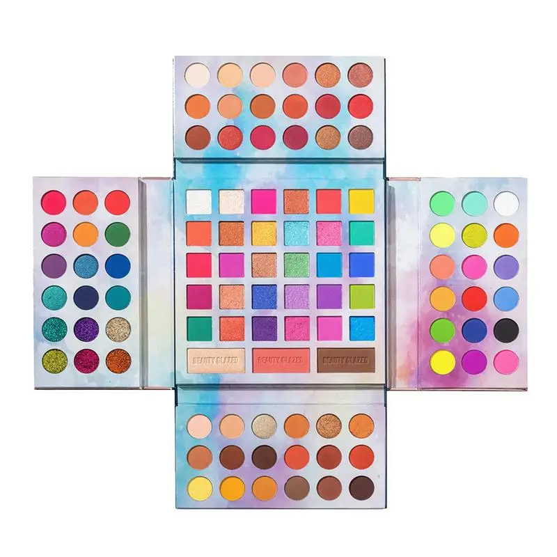 

105 Color Rainbow Eyeshadow Palette Colorful Glitter Matte Powder Makeup With Blush Powder All In One Set Makeup Gift Set