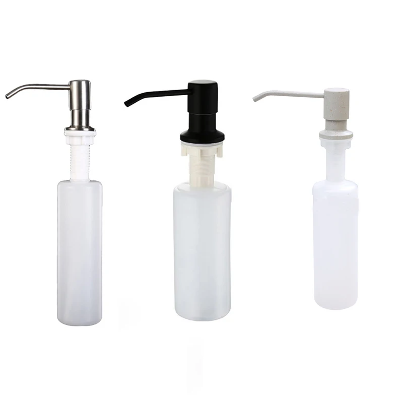 Kitchen Sink Soap Dispenser Accessories Dishwashing Basin Pool 304 Stainless