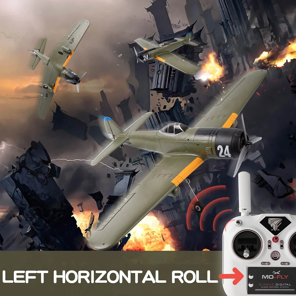 Kootai Ki84 WWII Fighter 690mm Wingspan 2.4GHz 4CH Built-in Gyro 3D/6G Switchable EPP RC Airplane RTF Supports SBUS GPS 2