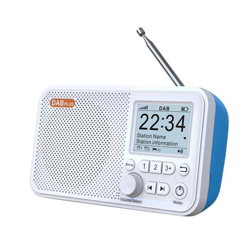 C10 Dab Bluetooth Digital Clock Radio 2.4 Inch Color Lcd Display Bt5.0