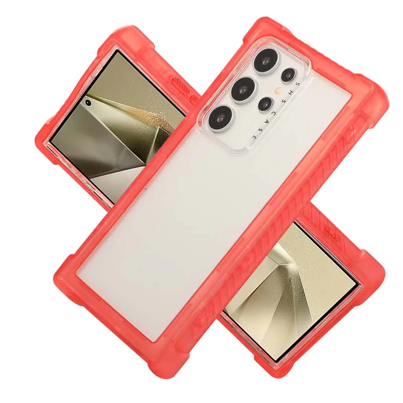 Luxury 3-in-1 Rugged Matte Bumper Shockproof Phone Case