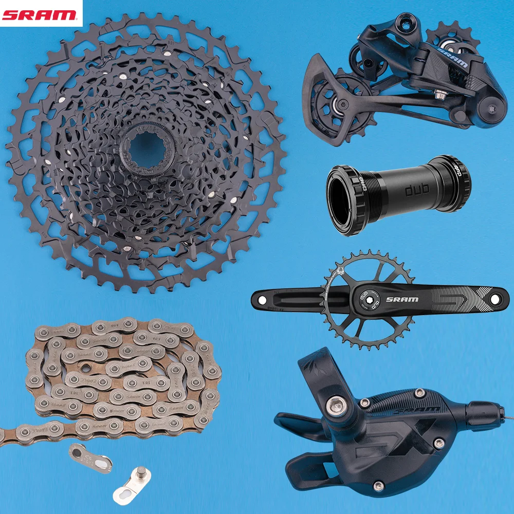 

SRAM Original SX X1 Eagle 1x12 Speed 12S 11-50T MTB Groupset Kits DUB Trigger Shifter Derailleur Chain Crankset Cassette