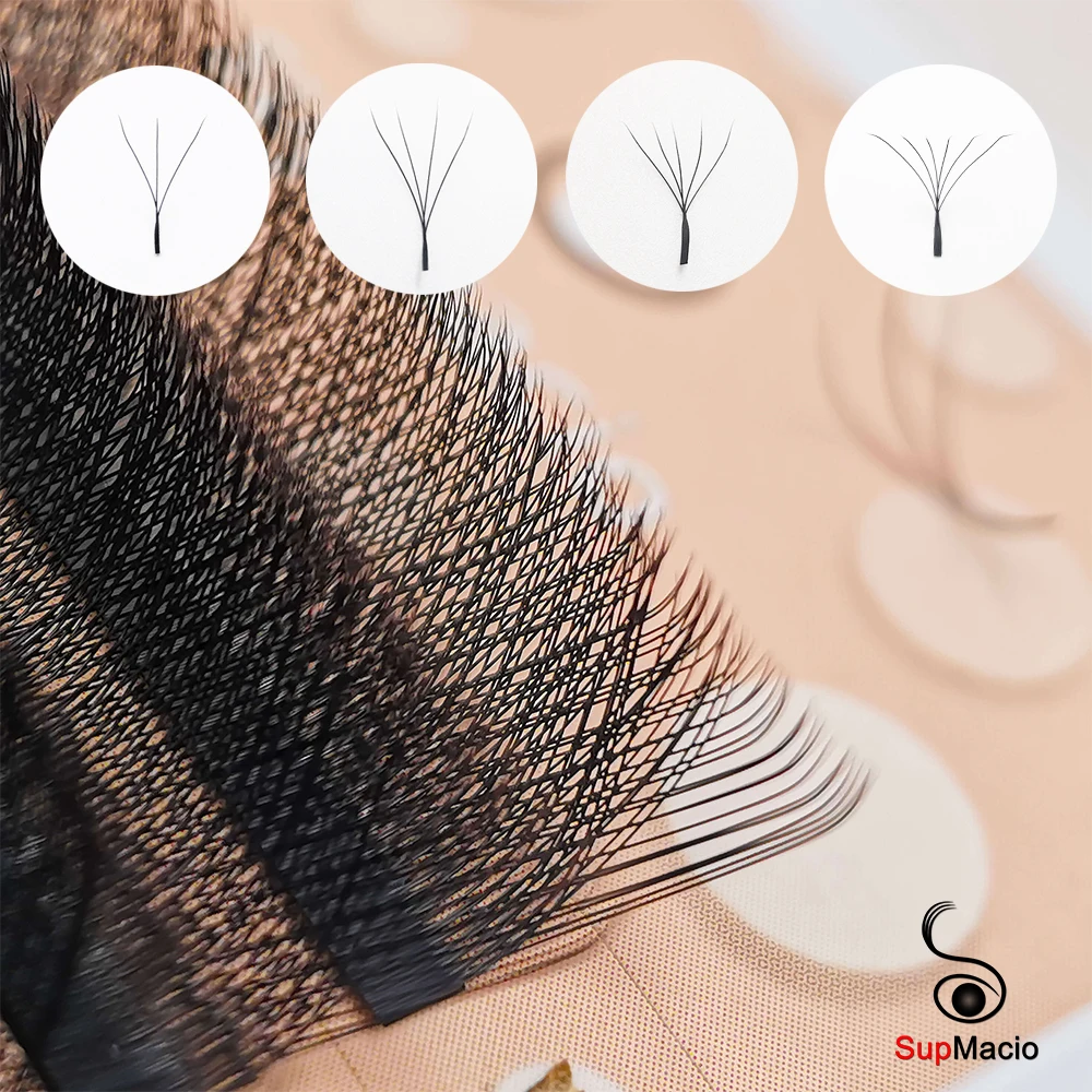 

Soft W 3D Fast Lashes Ready-made Eyelash Bundles 3D Clover Lashes Cilio 3 D Maqueagem Profissional Free Shipping Rzesy Sztuczne