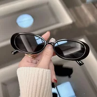 Nouveau ovale Vintage lunettes De soleil femmes marque De luxe concepteur mode lunettes De soleil femme léopard cadre rétro miroir Oculos De Sol 3