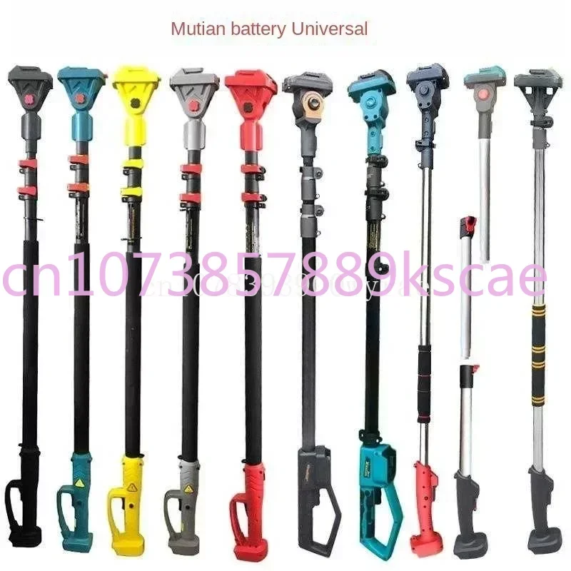 

Пила для обрезки высоких веток, ножницы для обрезки фруктовых деревьев, телескопический стержень из алюминиевого сплава, садовый электроинструмент, аксессуары