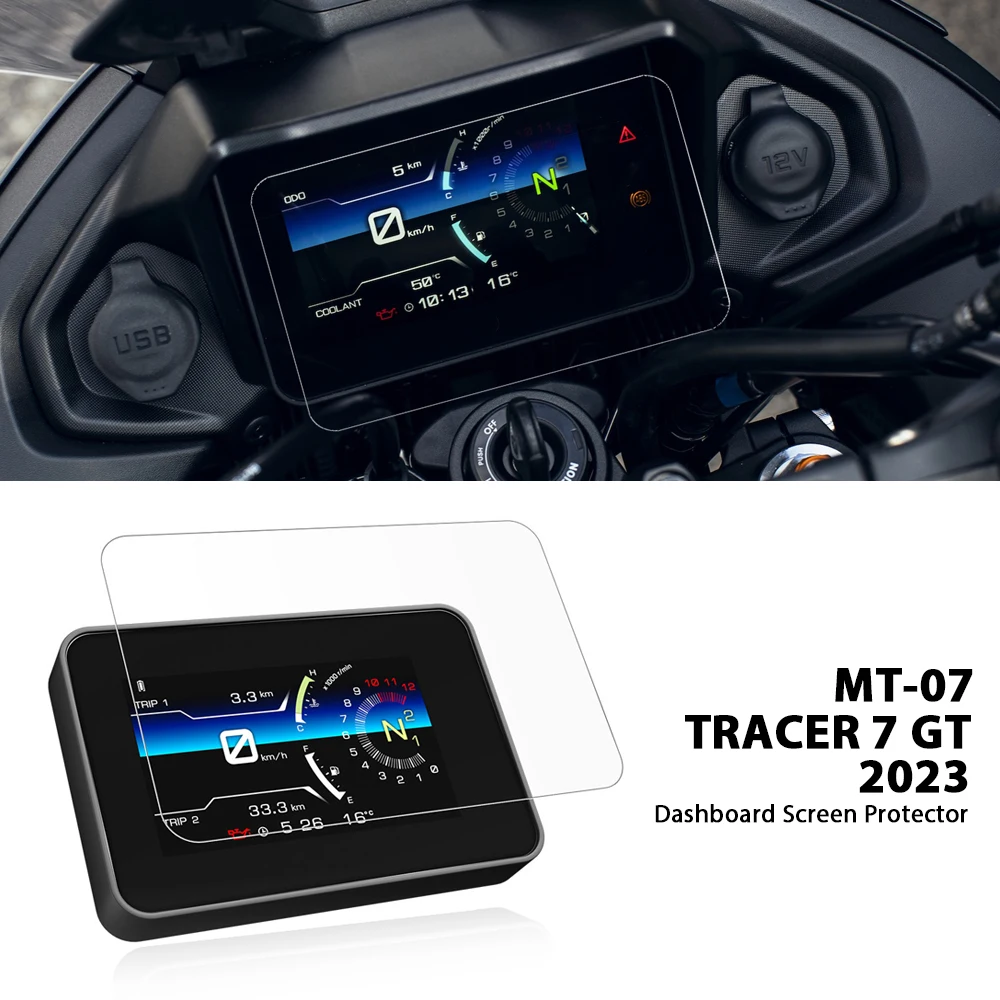 

Новая пленка для инструментов, подходит для Yamaha MT07 MT-07 MT 07, трассоискатель 7 / GT 2023, защита для приборной панели мотоцикла от царапин