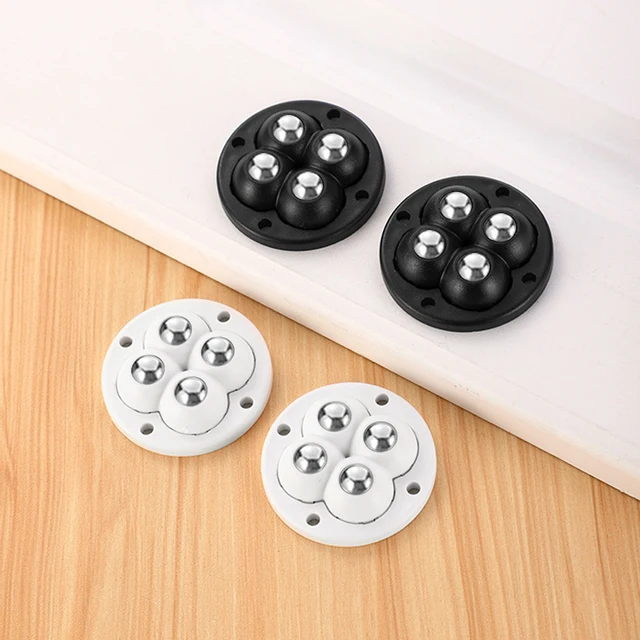 Kerekek A Bútorok Mozgatásához Kis Rozsdamentes Acél Henger -Ragasztó Caster Univerzális Görgőkerék - Image 4