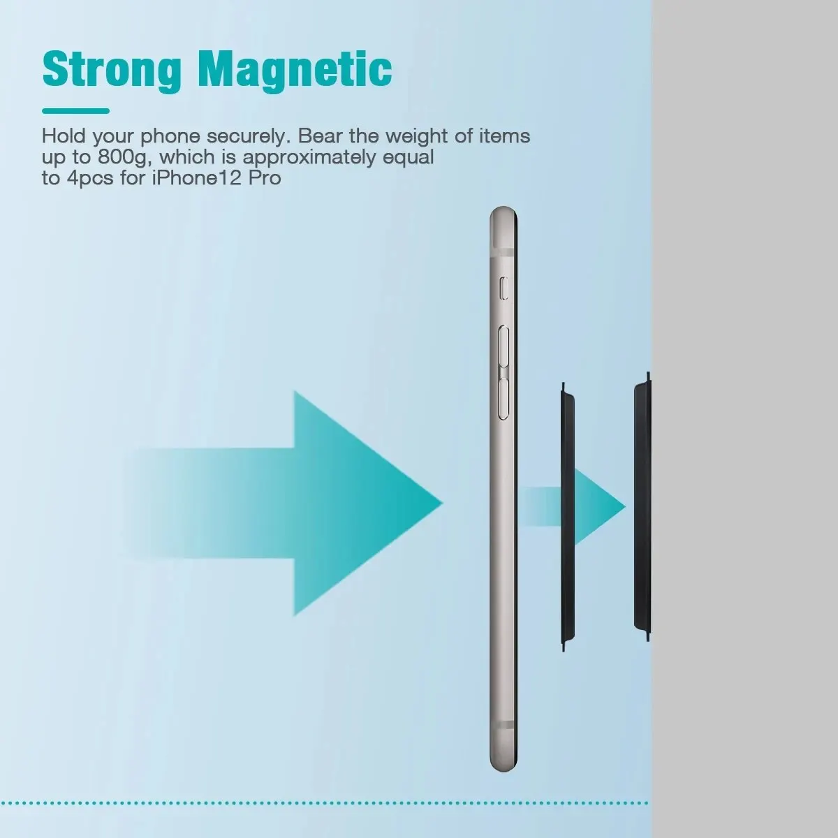 Universal Magnetic Ring Holder and Wall Mount, Car Phone Stand and Sticker Stand